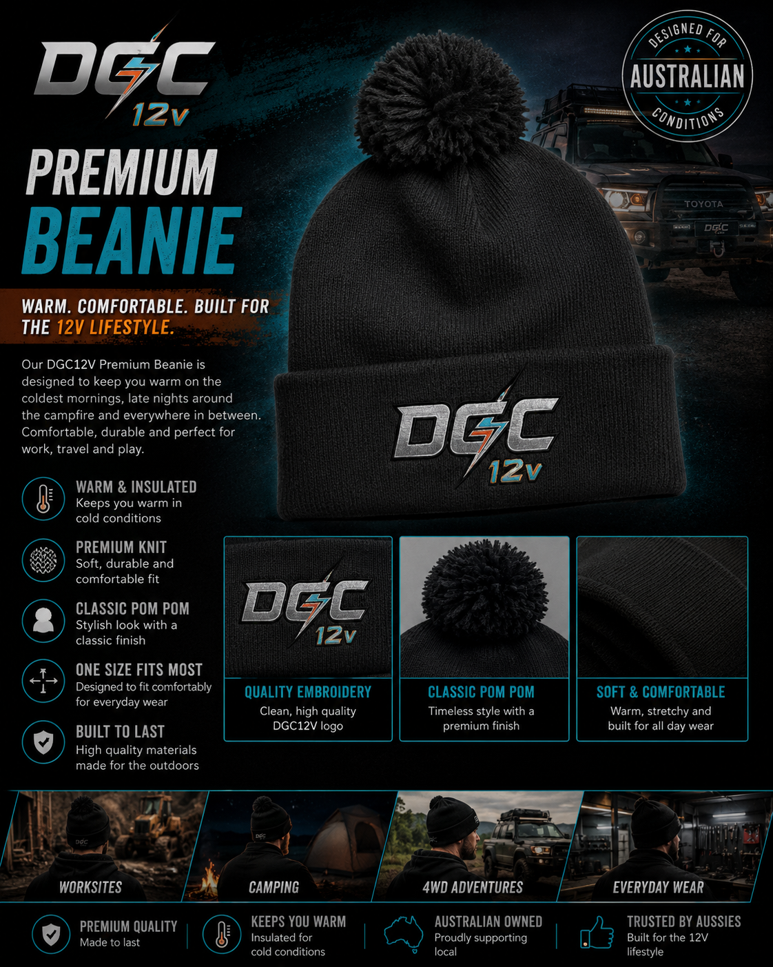 DGC12V Beanie